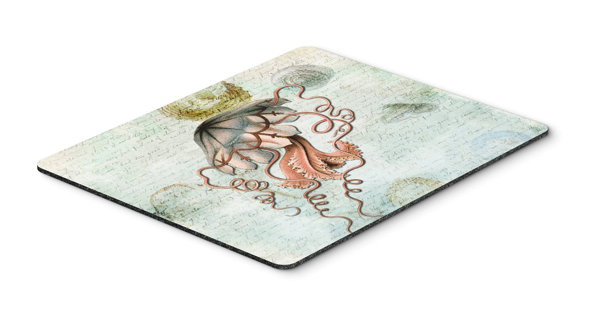Caroline's Treasures SB3044MP Beach Jellyfish Mouse Pad, Hot Pad or Trivet for Home Office Gaming Working Computers Laptop Mouse Mat,Washable Large
