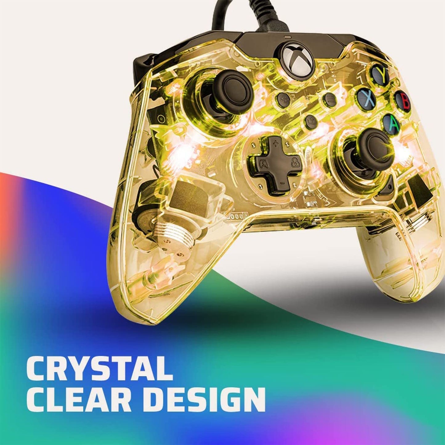 PDP Afterglow LED Wired Game Controller - RGB Hue Color Lights - USB Connector - Audio Controls - Dual Vibration Gamepad- Xbox Series X|S, Xbox One