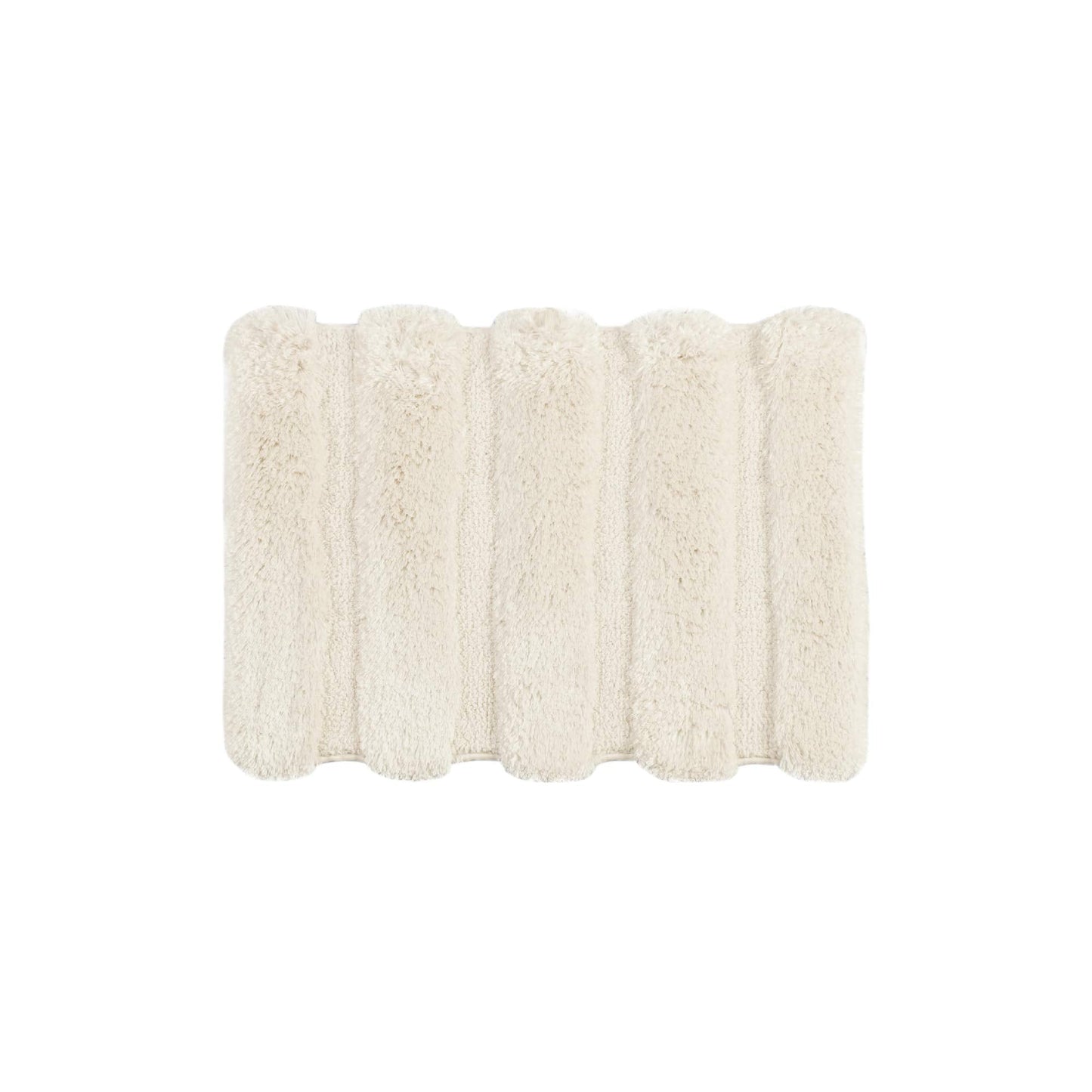 Madison Park Tufted Pearl Channel Absorbent Bathroom Rugs Non Slip Washable Bath Mat Shaggy Rugs For Bathroom Bedroom Plush Thick Soft Machine Wash…