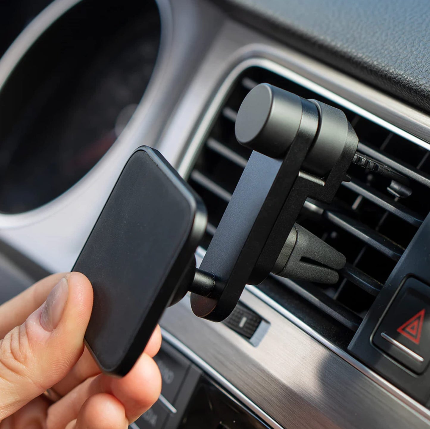 Peak Design Mobile Car Vent Mount, Non-Charging, Magnetic Mounting Technology, Adjustable, Aluminum Construction, 360-Degree Swivel Arm, Compatible