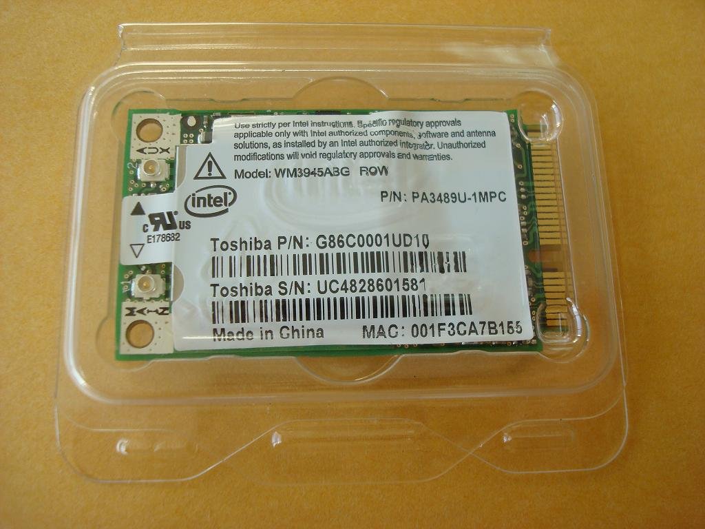 Intel Pro/Wireless 3945ABG Mini-pci Express Adapter