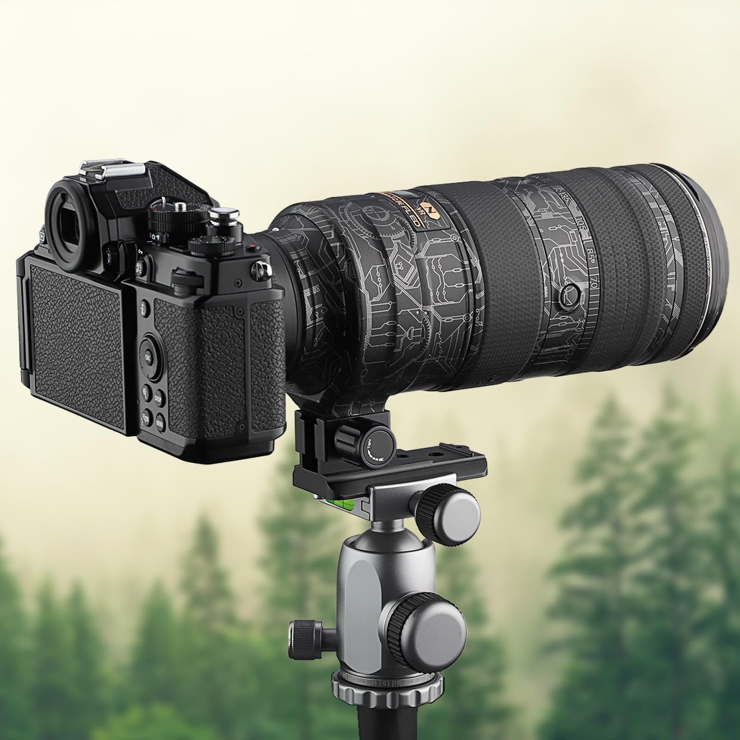 Haoge LF-N72 Lens Collar Replacement Foot Tripod Mount Ring for Nikon AF-S Nikkor 70-200mm f2.8G ED VR I II, 70mm-200mm f2.8E FL ED VR and 500mm f5.6E