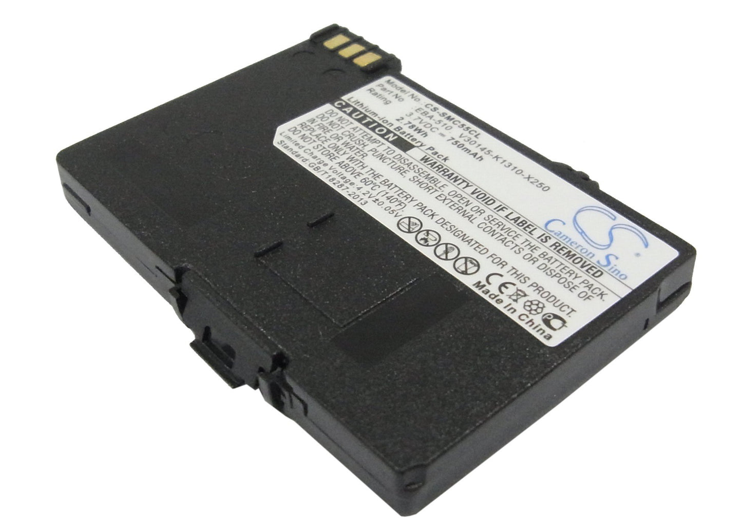 Cameron Sino 750mAh Li-ion Cordless Phone Battery EBA-510 Replacement for Siemens Gigaset SL1 SL56 SL370 SL37H SL74 SL150 SL550 SL555