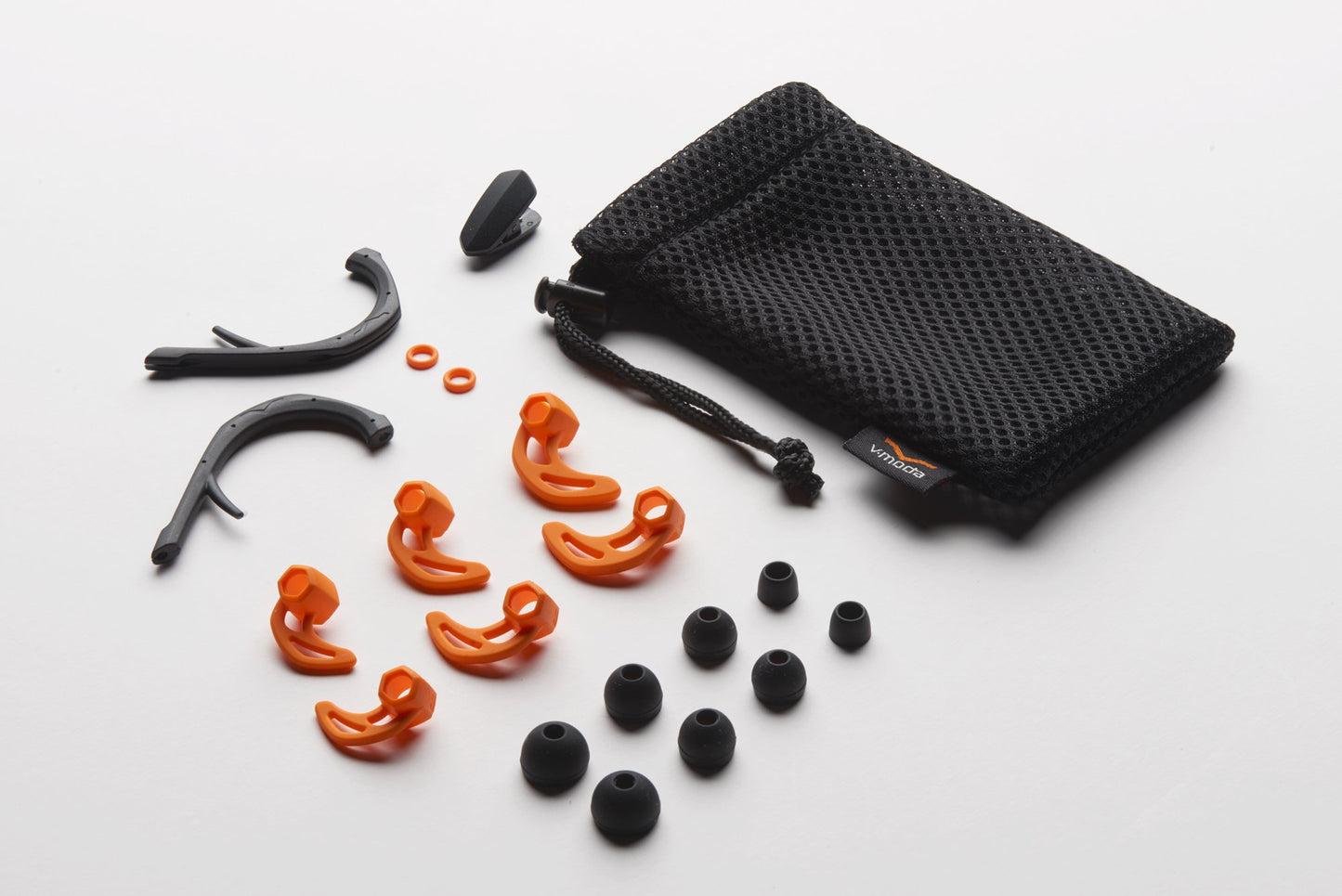 V-Moda Forza in-Ear Hybrid Sport Headphones with 3-Button Remote & Microphone - Samsung and Android Devices, Orange