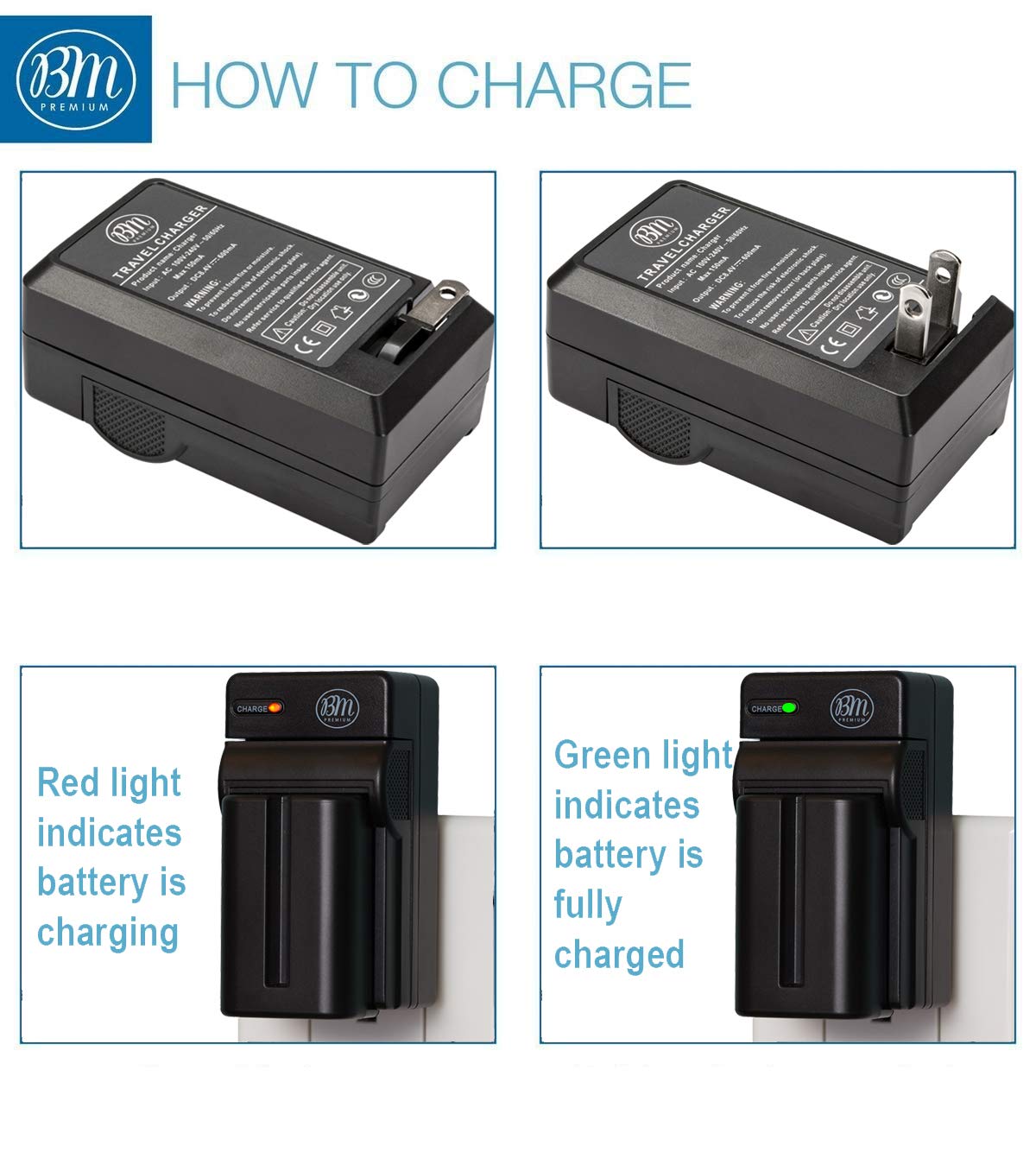 BM Premium 2 NP-FM500H NPFM500 Batteries and Charger for Sony Alpha a68, a77II, SLT-A57, A58, A65V, A77V, A99V, A200, A300, A350, A450, A500, A550