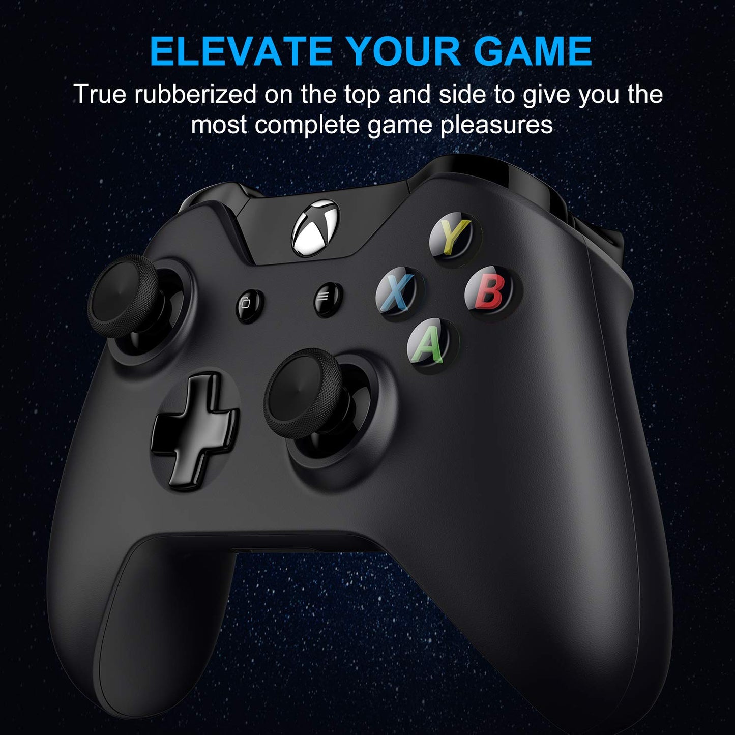 Xbox One Controller Joystick Replacement - 6PCS Original Thumbsticks Analog Thumb Sticks Parts - True Rubberized with T8 T6 Repair Screwdriver Kit