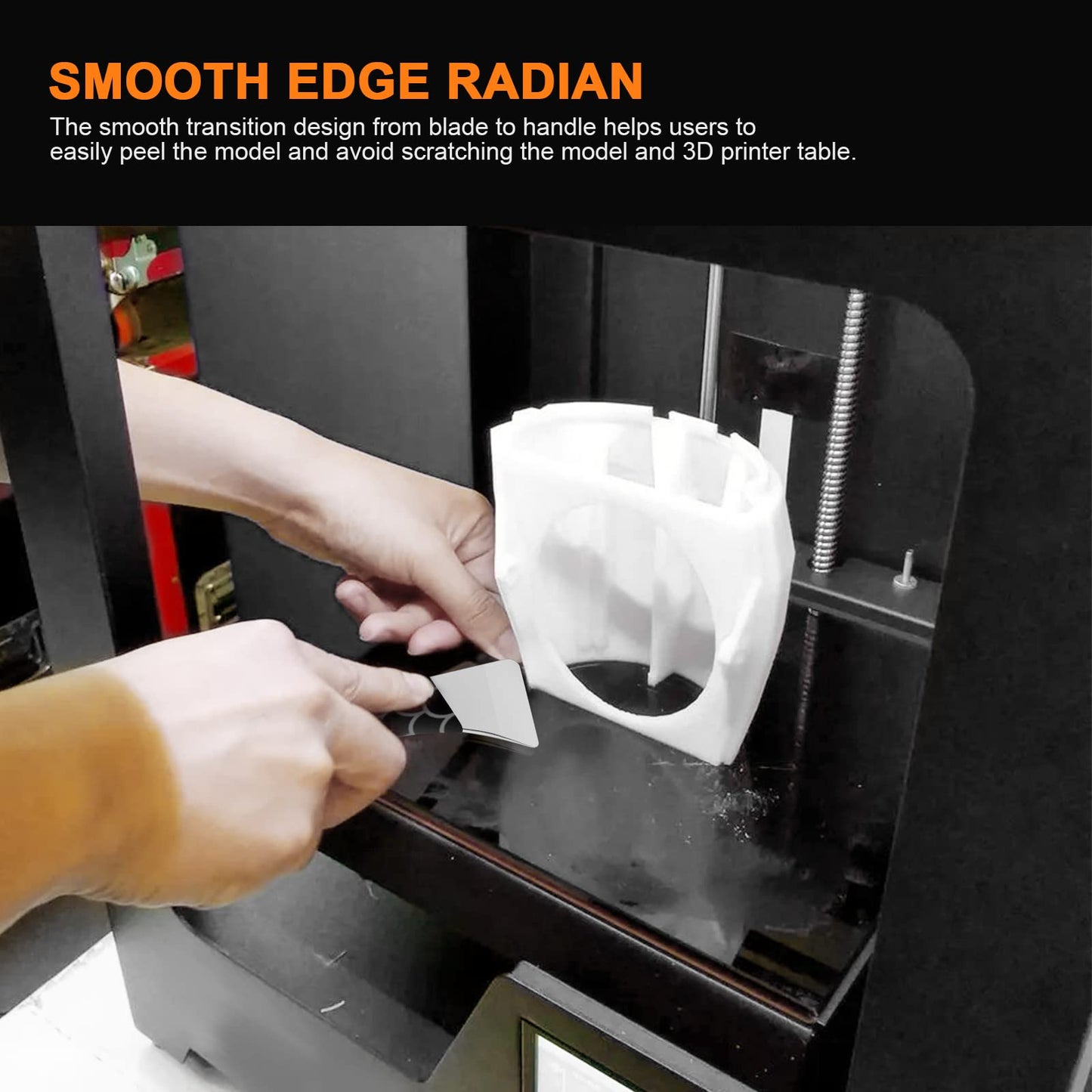 SARDVISA Professional 3D Printer Tool, Upgraded Metal 3D Printer Removal Spatula with Comfortable Grip, Specially Designed 3D Printer Accessories