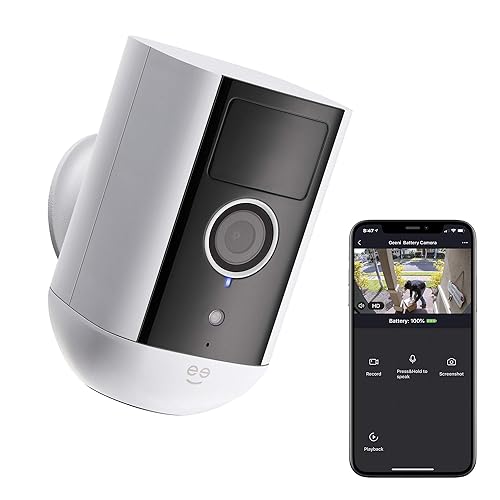 Geeni Freebird 2K Wireless Security Camera, Battery-Powered Outdoor Camera with Magnetic Mount, Smart Motion Detection, Night Vision, Waterproof