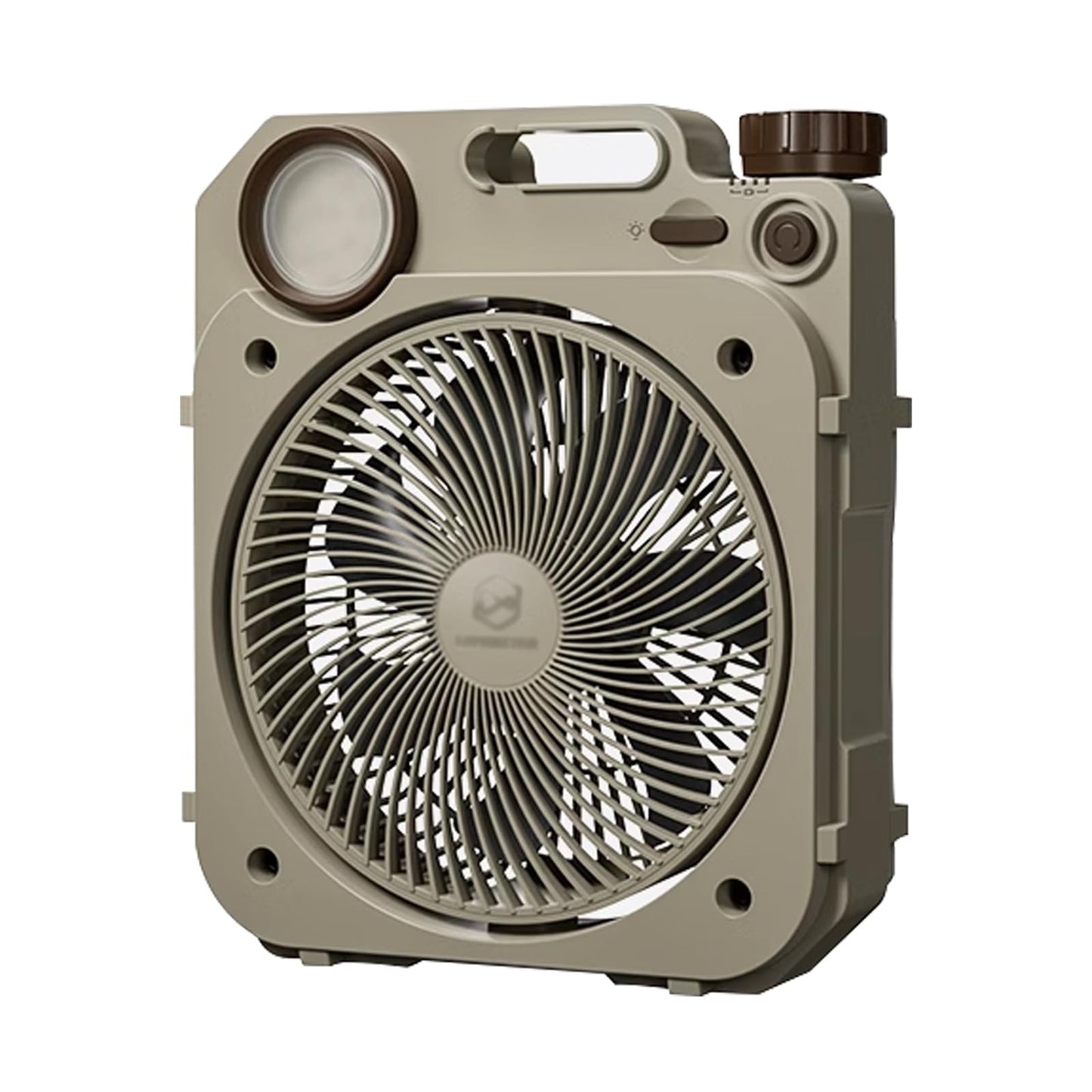 YUHANG 8000/16000mAh Camping Fan,Infinitely Variable Speed With LED Light,Power Indicator,Personal USB Desktop Fan For Camping,Fishing,Power