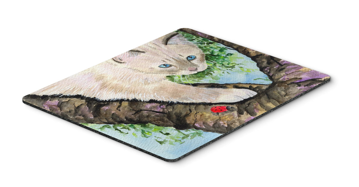 Caroline's Treasures SS8276MP Cat - Birman Mouse pad, hot pad, or Trivet, Large, Multicolor