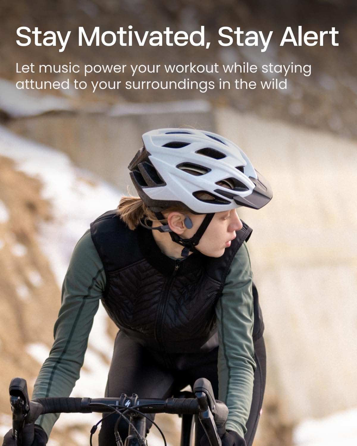 SHOKZ OpenSwim Pro - Open-Ear Bluetooth Headphones & 32GB MP3 Player, IP68 Waterproof, Bone Conduction Headphones, Secure Fit for Workouts, Running