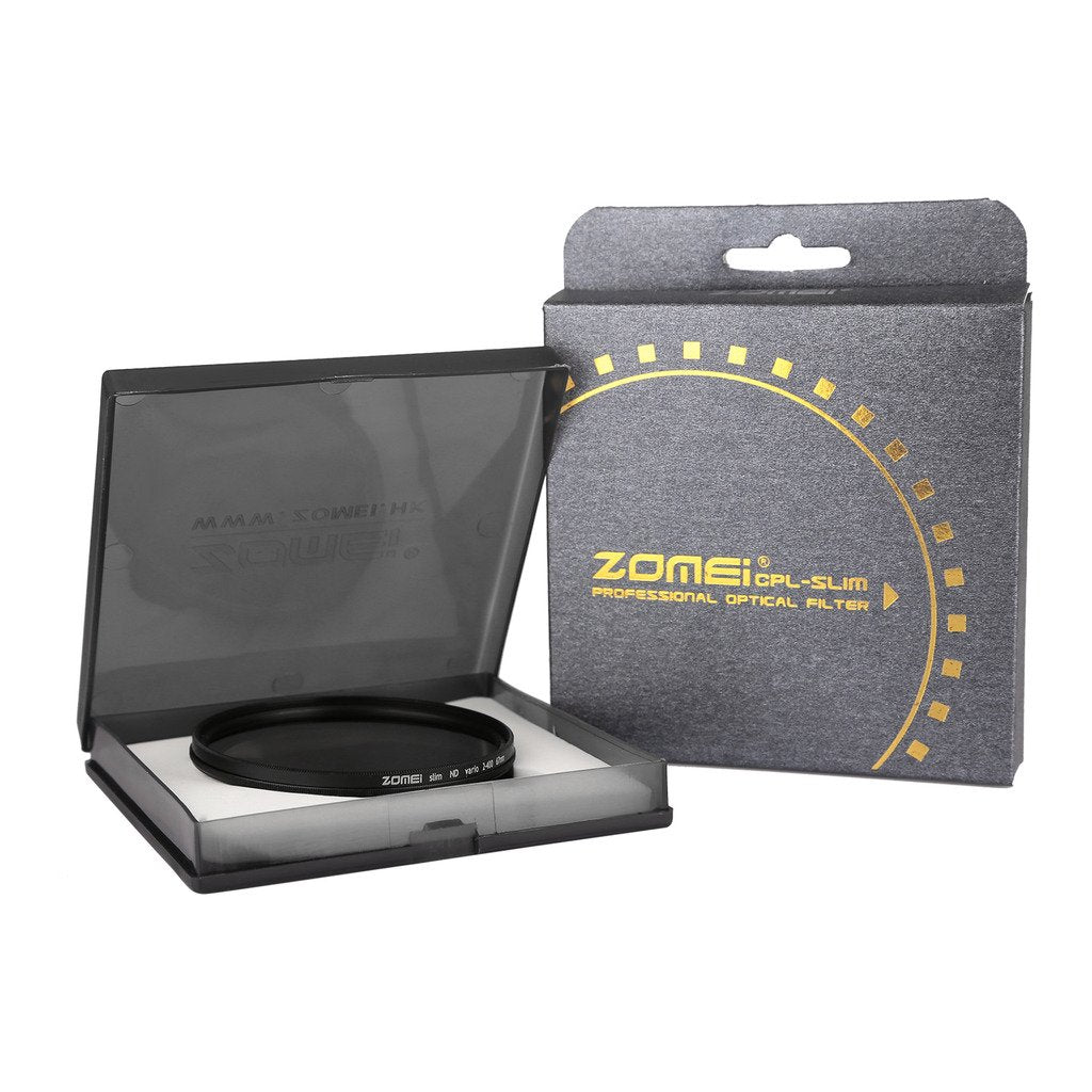 ZoMei 49mm Ultra Slim ND2-ND400 Fader Variable Neutral Density Adjustable Lens Filter Ultra Slim ND Filter Optical Glass