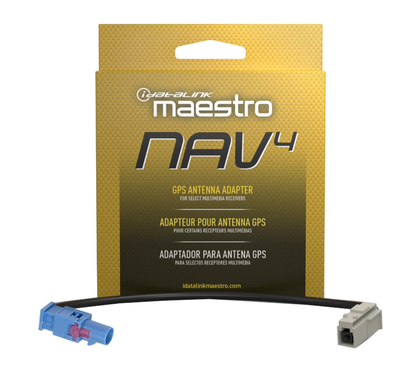 iDataLink Maestro (Acc-NAV4) Factory GPS Navigation Antenna Adapter - Connects Factory GPS Antenna to Select Newer Compatible Alpine and Kenwood Car