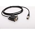 COM Data Cable 5.2ft with Male 6pin Hirose for SOKKIA, TOPCON Total Stations DB9 RS232