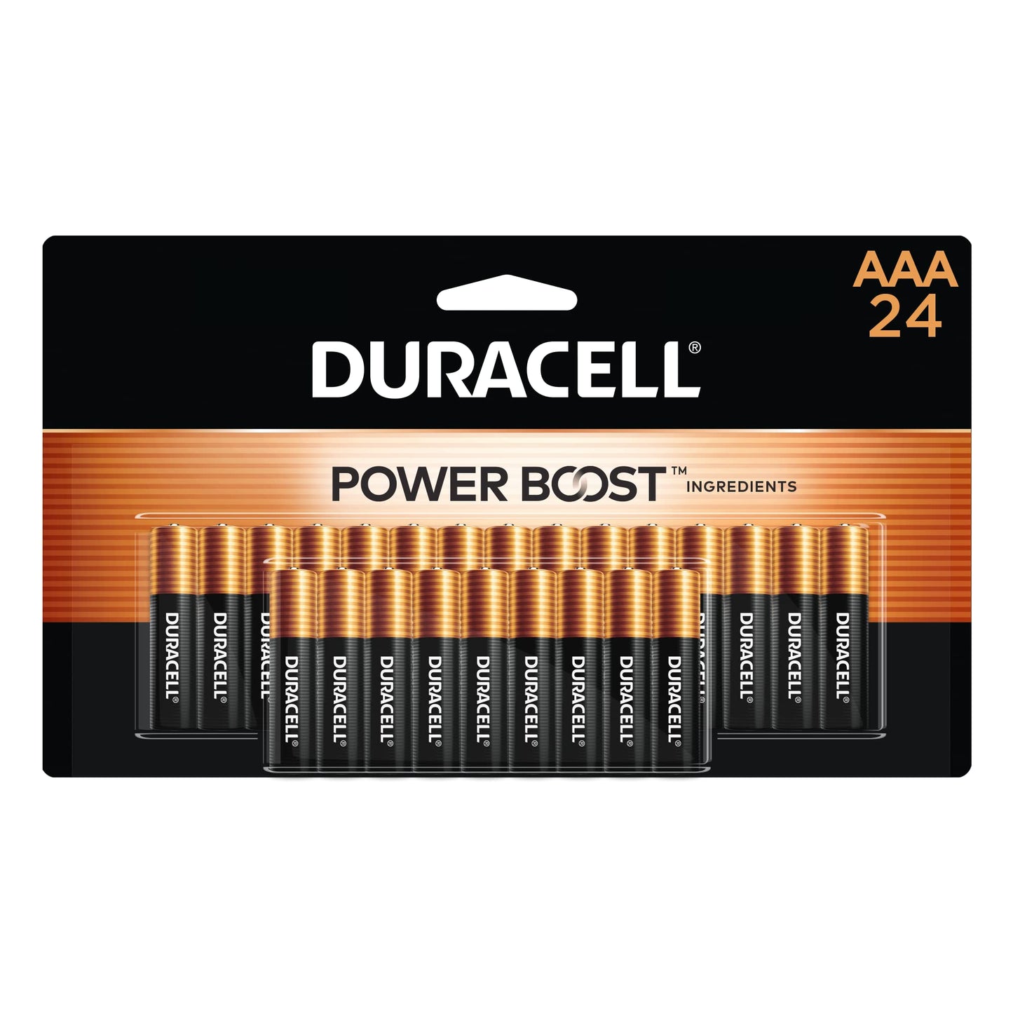 Duracell Coppertop AAA Batteries with Power Boost Ingredients, 24 Count Pack Triple A Battery with Long-Lasting Power, Alkaline AAA Battery…