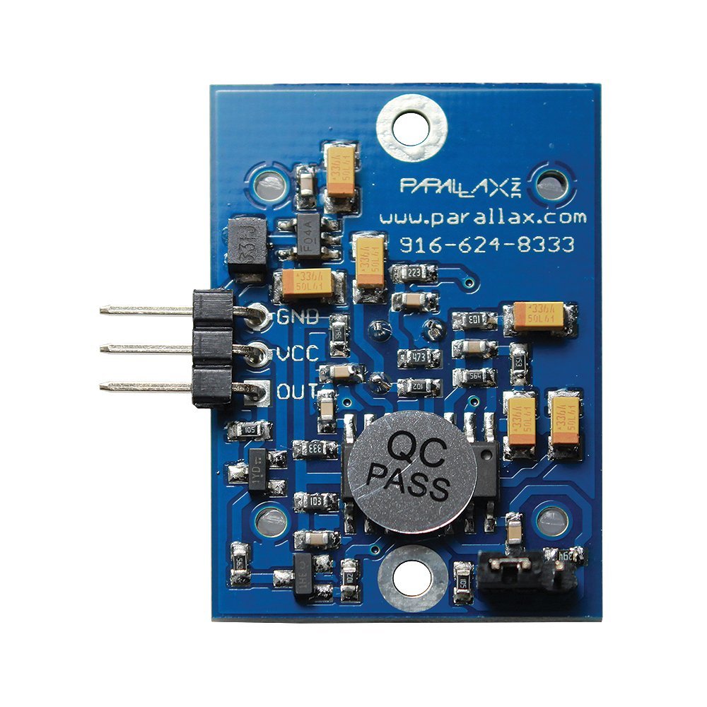 Parallax 555-28027 PIR Sensor, Passive, 1.41" x 1.0" x 0.8" Size