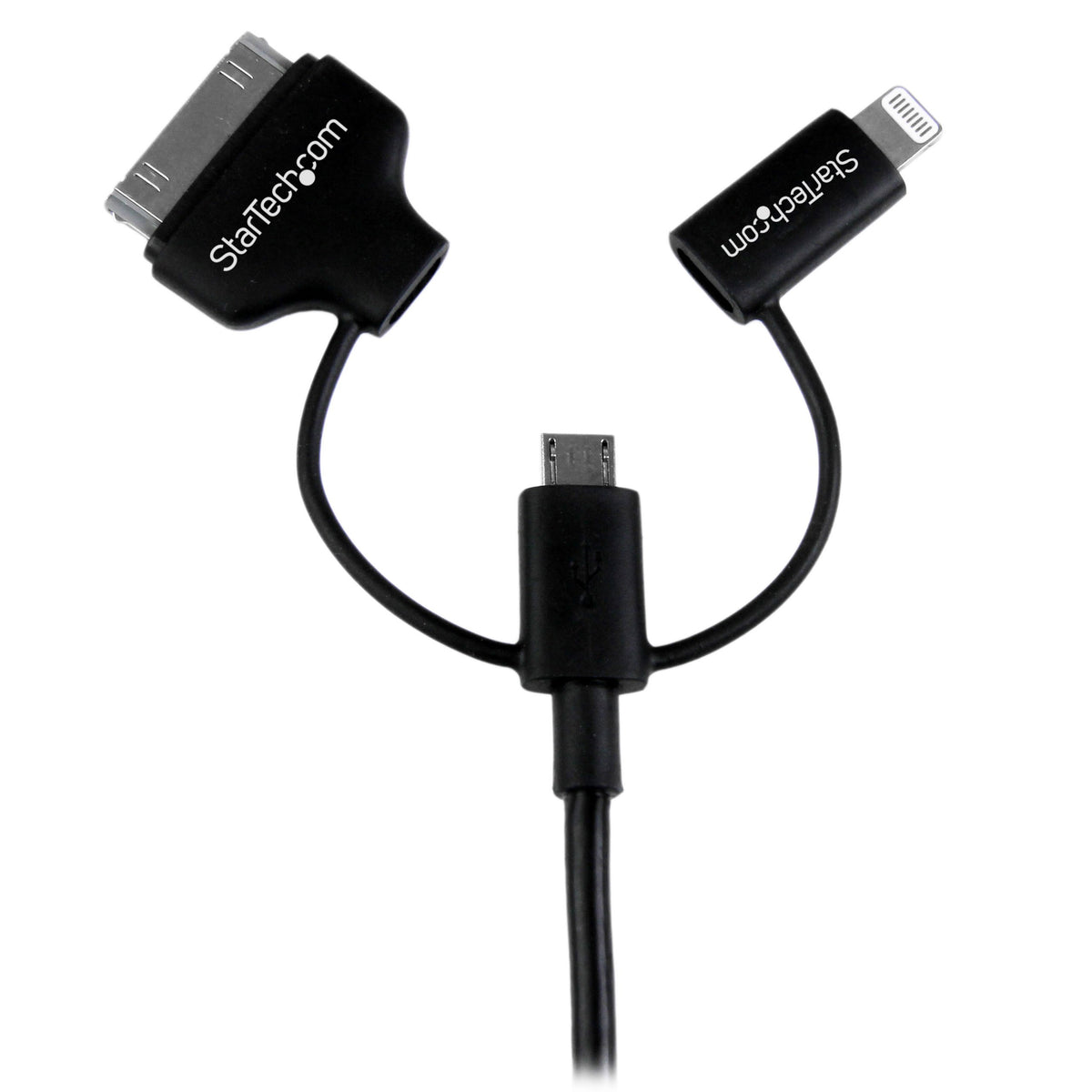 StarTech 3ft/1m Lightning, 30-pin Dock, Black (LTADUB1MB)