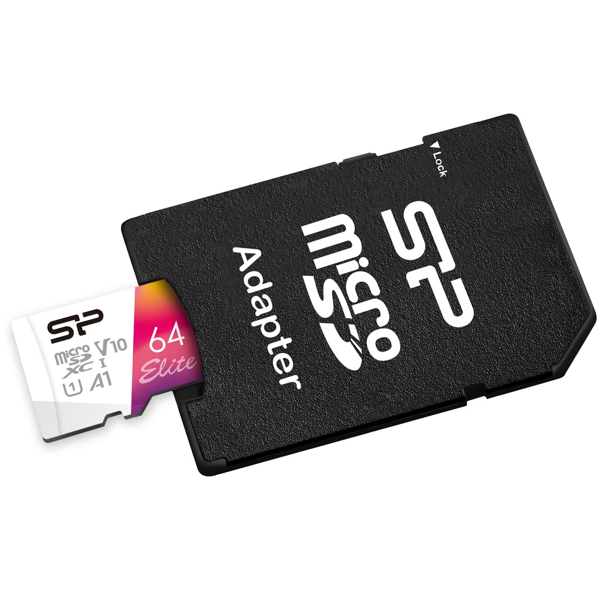 Silicon Power 64GB MicroSDXC UHS-1 Memory Card - with Adapter
