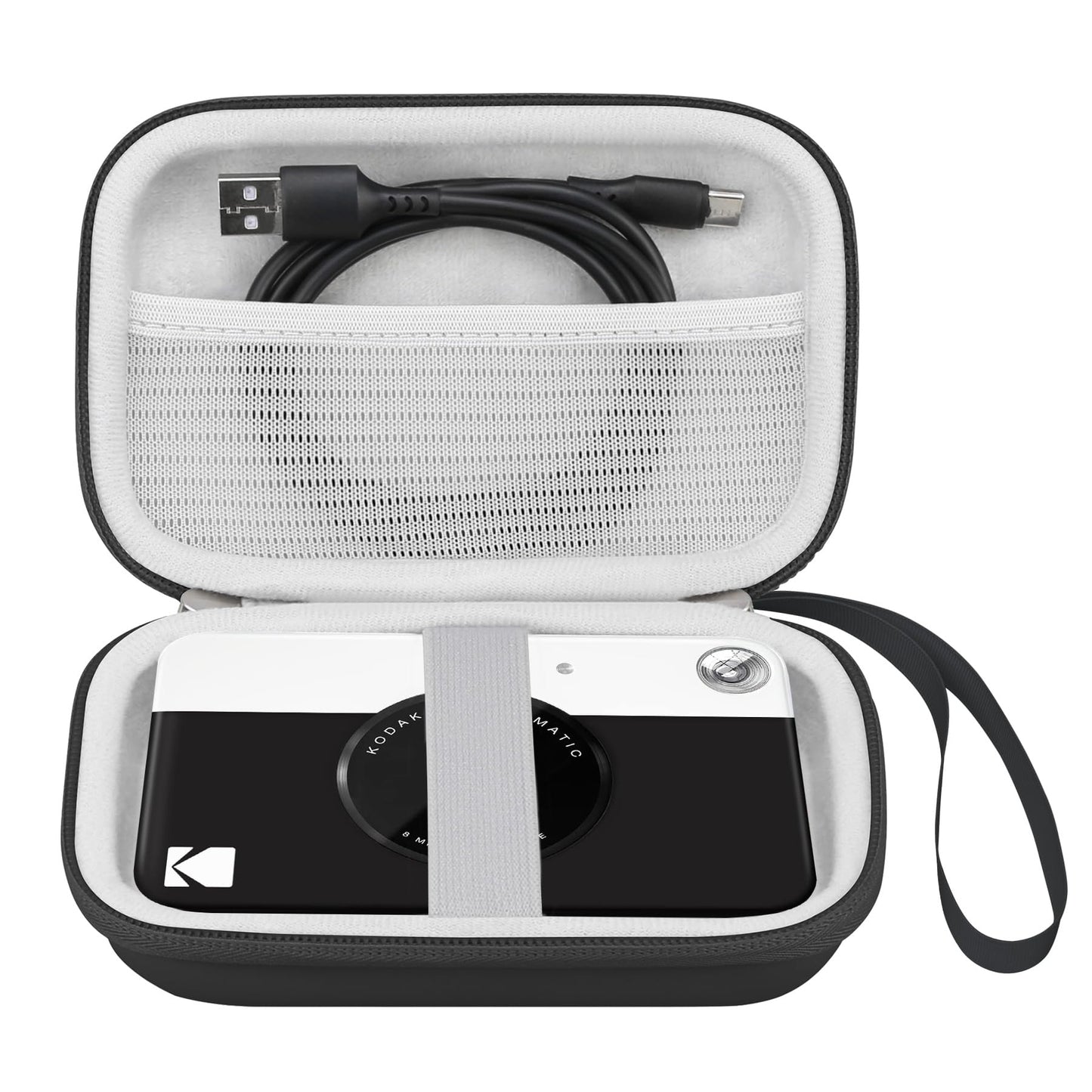 Elonbo Carrying Case for KODAK Printomatic Full-Color Instant Print Digital Camera, Portable Mini Photo Printer Hard Travel Bag, Picture Printer
