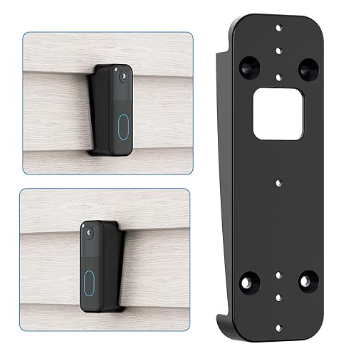 Blink Doorbell Vinyl Siding Mount,Compatible with All-New Blink Video Doorbell Camera (2nd Gen),Adjustable Doorbell Corner Wedge Kits (Only Apply