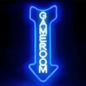 Game Room Neon Sign,Gaming Neon Light with Arrow for Teen Boy Bedroom Home Bar Gaming Club,Man cave,Gaming Room Wall Decor Gifts