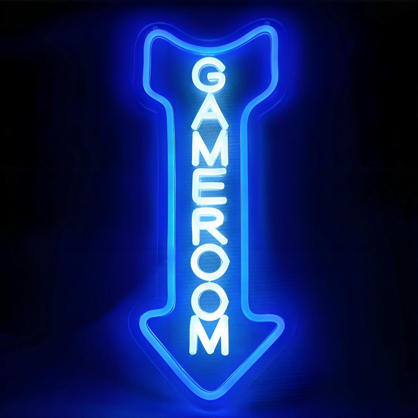 Game Room Neon Sign,Gaming Neon Light with Arrow for Teen Boy Bedroom Home Bar Gaming Club,Man cave,Gaming Room Wall Decor Gifts