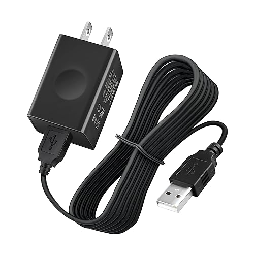 PwrON 5V USB Adapter for Stanley Fatmax Spotlight Charger Compatible with Stanley SL10LEDS SL10LEDSL TL450 TL600 SS4LS Flashlight Power Cord