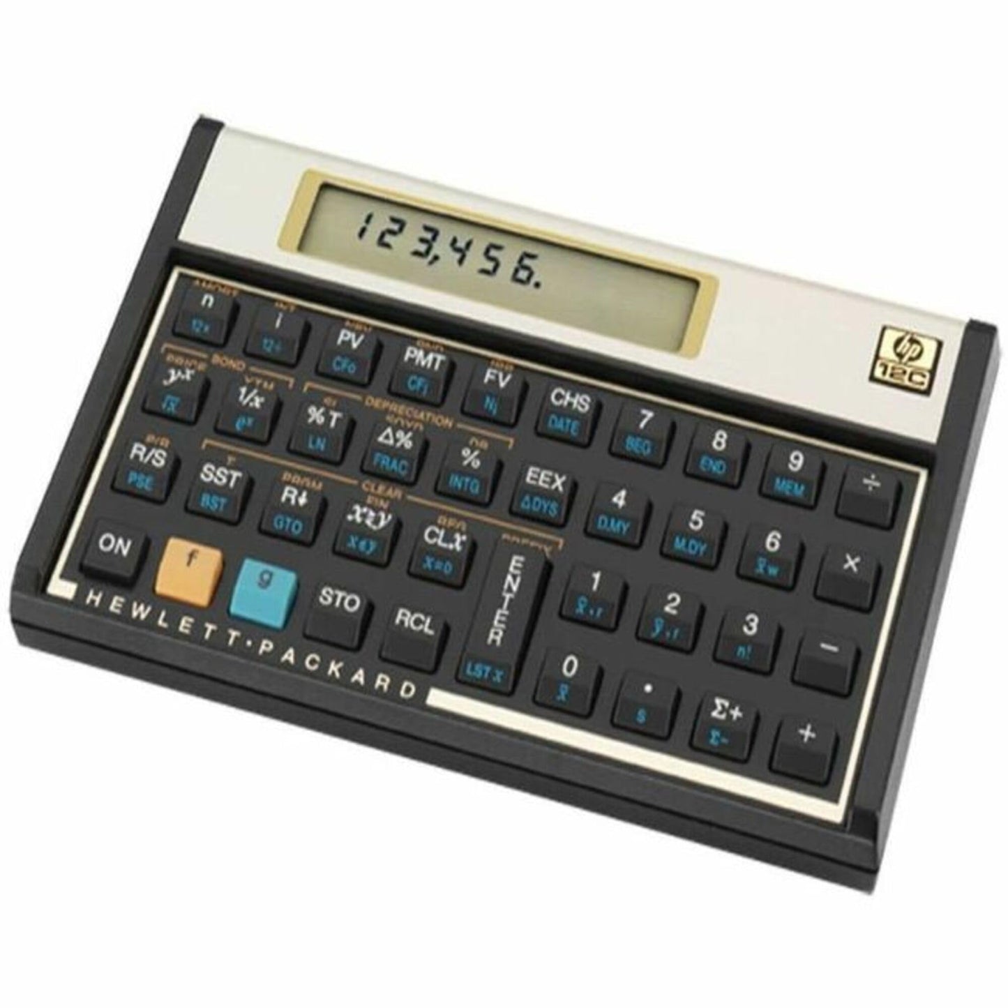 HP 12C Financial Calculator - 120+ Functions: TVM, NPV, IRR, Amortization, Bond Calculations, Programmable Keys (HP)