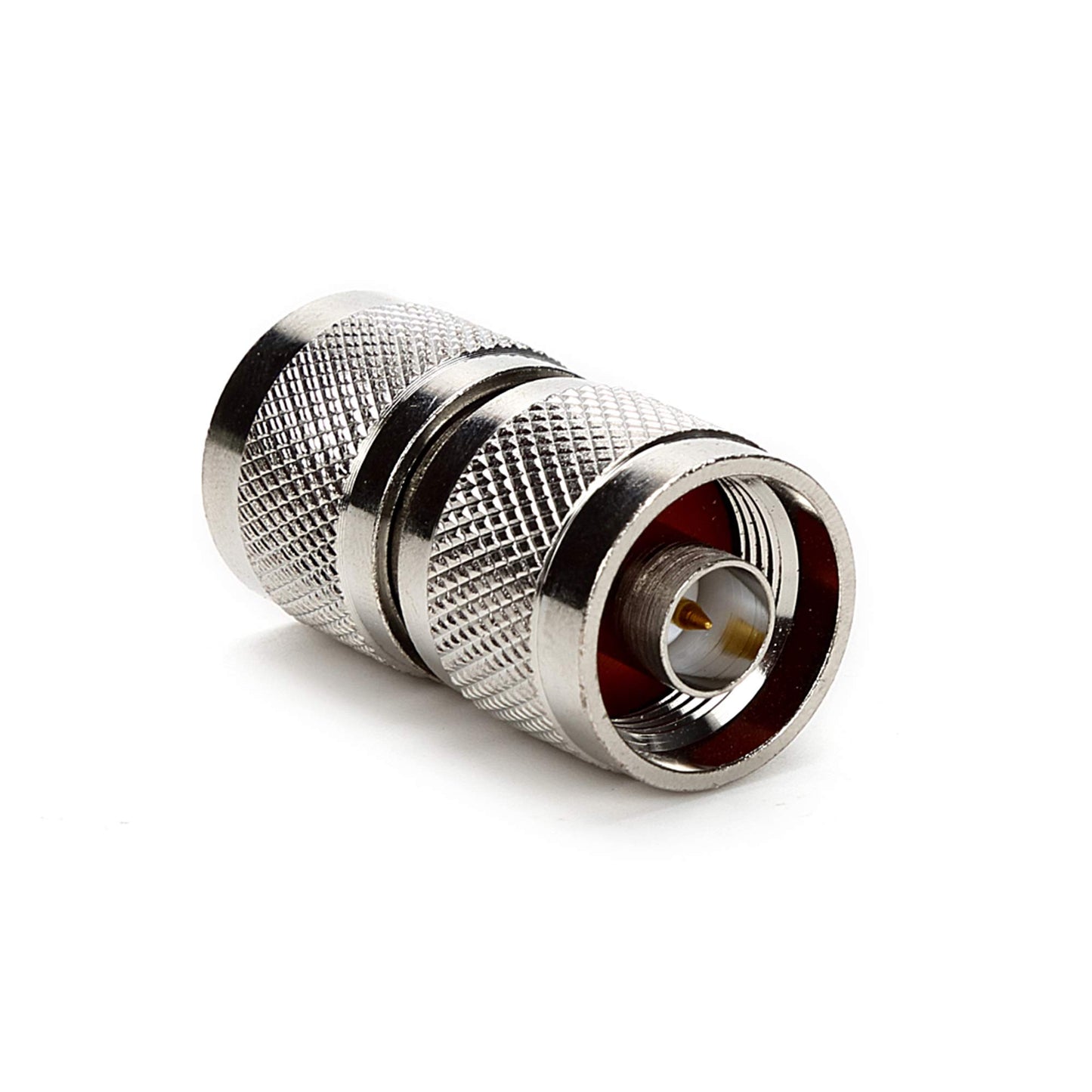 TLS.eagle N Type Connector Male to Male RF Coax Cable Adapter Barrel Connectors Double Male Plug Pack of 2