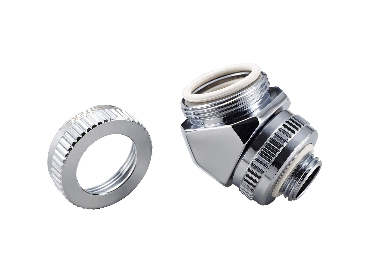 Phanteks 16mm Hard Tube Rotary Fitting 45 Chrome Cooling PH-RA45_CR16