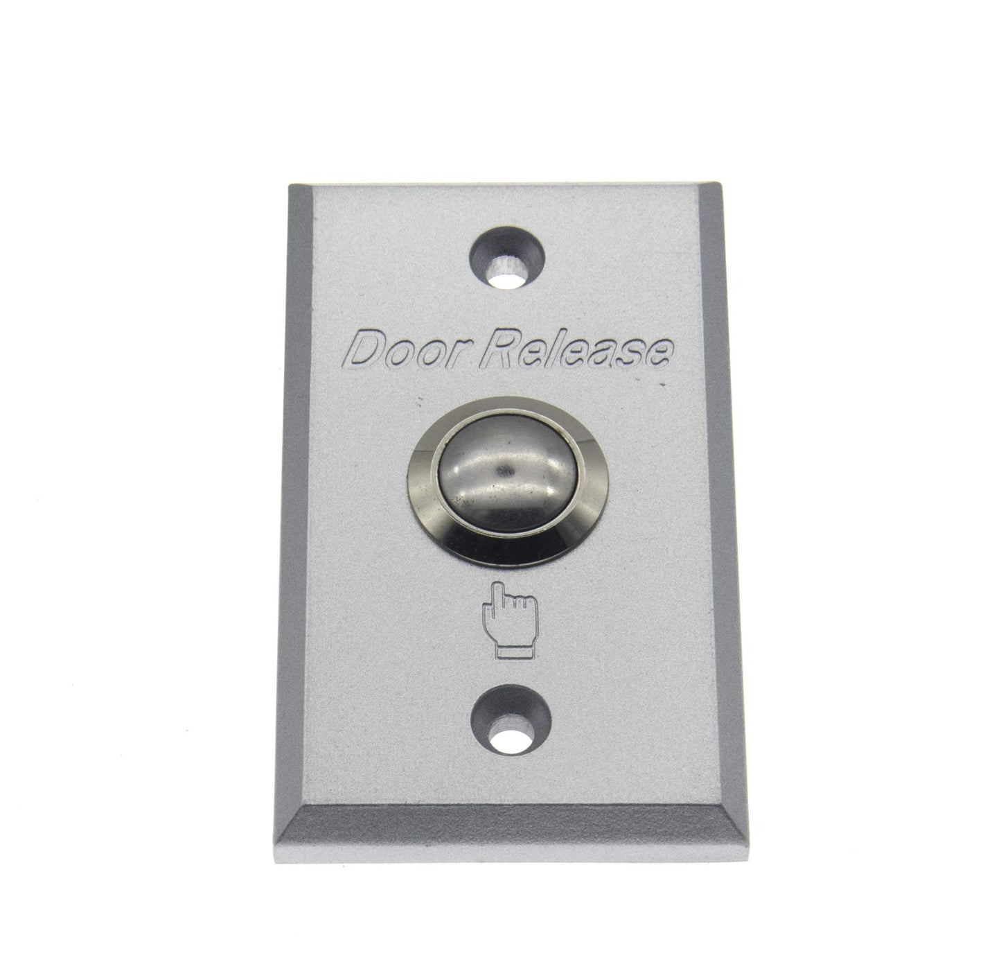 RESALET NO/COM Push Exit Release Button Switch Aluminum Alloy Panel for Hollow Door Access Control Systems Home Secuirty