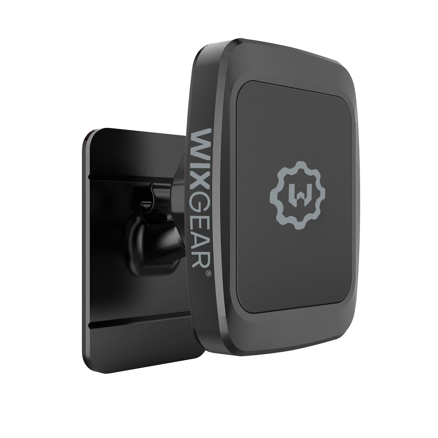 WixGear Magnetic Phone Car Mount, Universal Stick On Dashboard Magnetic Car Mount Holder, for Cell Phones and Mini Tablets with Fast Swift-snap