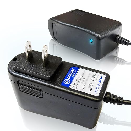 T-Power for Ac Adapter 6.6Ft Panasonic Cordless Phone Pqlv219Z Pqlv219 Pqlv207 Pqlv209 Pqlv219Y Kx-Tg4011N Kx-Tg4012N Kx-Tg4013N Kx-Tg4021N…