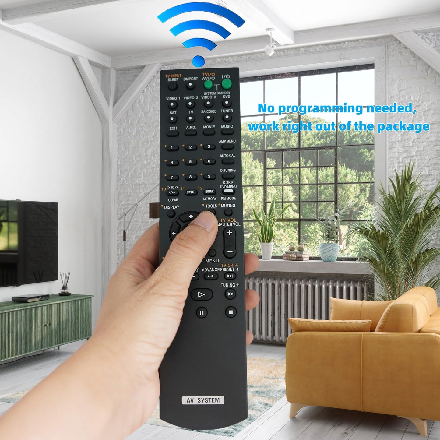 Replacement Remote Control Fit for STR-DE698 RM-AAP061 148937411 STR-DH820 for Sony Surround Sound A/V AV Receiver