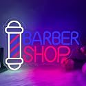 Barber Shop Neon Sign, Hair Salon LED Neon Light for Barber Business, Barber Open Sign Dimmable Neon Signs for Beauty Hair Salon Store Window Wall