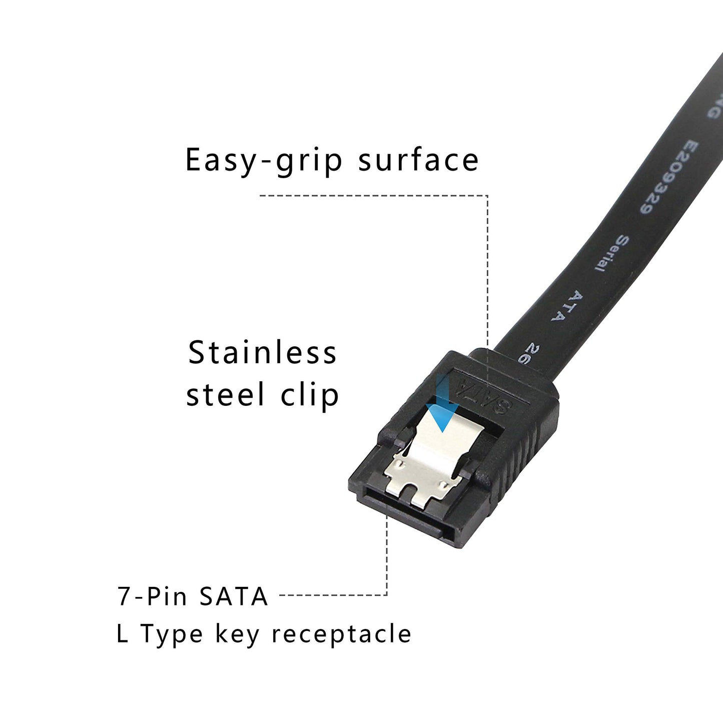 SATA 6G Data Cable, SATA Power 2-In-1 Extension Cord, LP4 IDE 4 pin to SATA 15P Female with Serial ATA III 7 Pin Female for HDD, SSD, Optical Drives