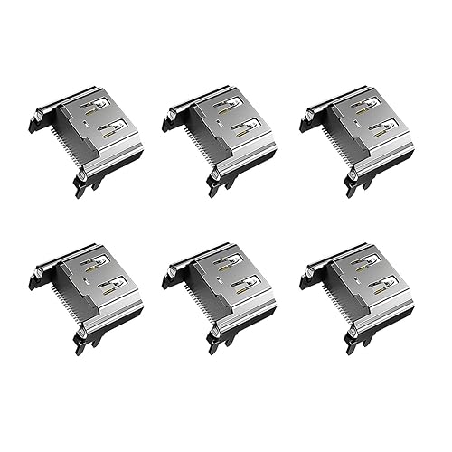 ZIYUETEK 6 Pack HDMI Port Socket Interface Connector Replacement for Sony PlayStation 4 PS4 Cuh-1001a Cuh-1115a (Note:NOT FIT for PS4 Slim/pro)