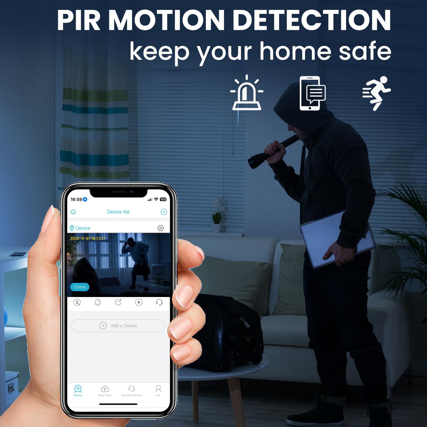 realhide 2026 Upgraded 4K WiFi Hidden Camera with Free Cloud Storage, 120° Mini Spy Cam, Smart Motion Detection, Night Vision, Wireless Indoor Nanny