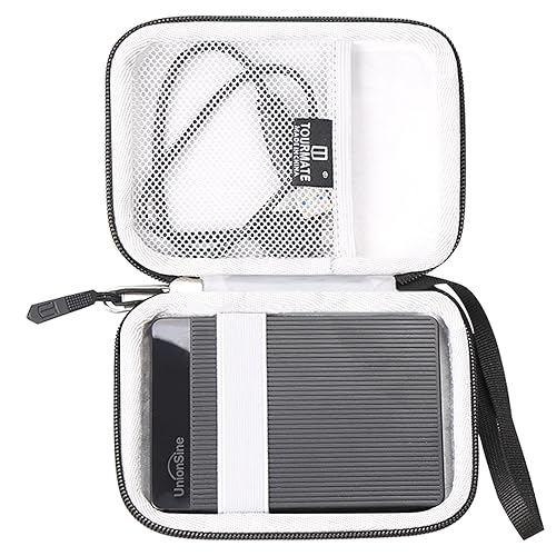 Tourmate Storage Case for UnionSine 250GB 2.5" Portable External Hard Drive, Protective Carrying Storage Bag (Only Case)