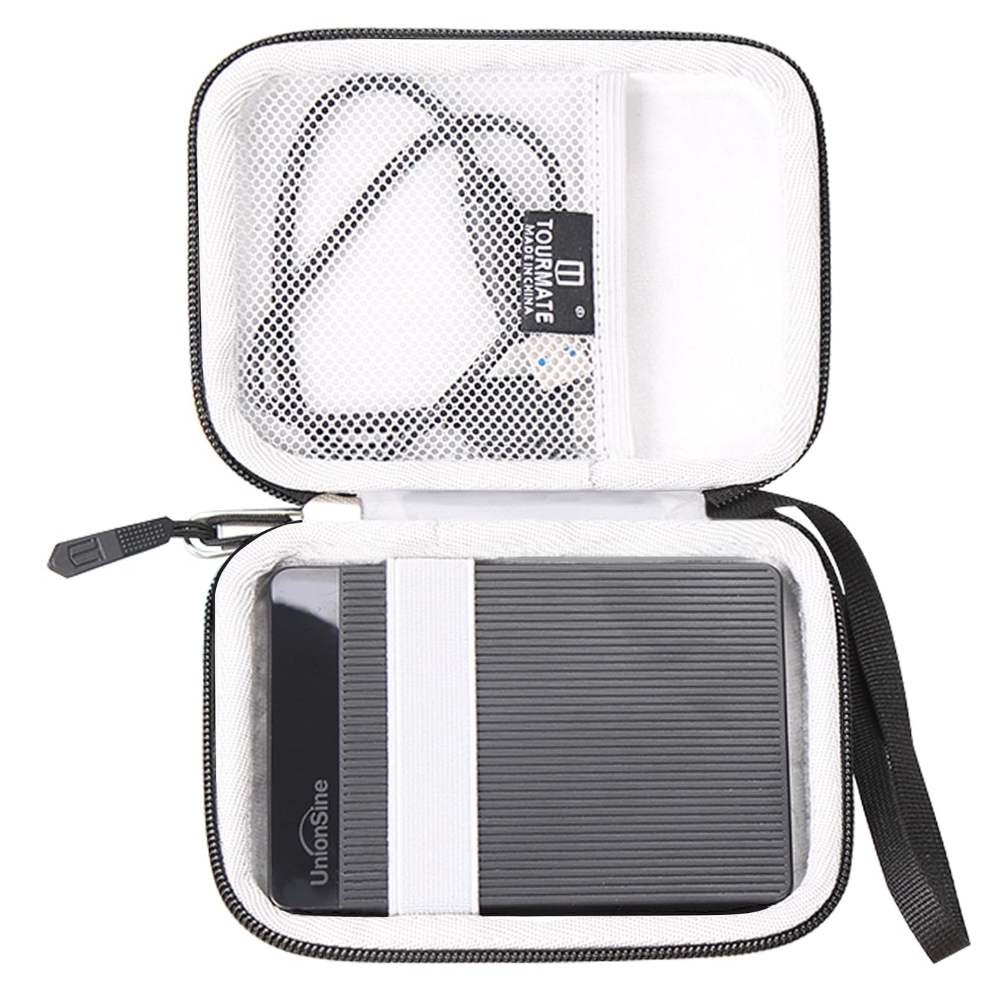 Tourmate Storage Case for UnionSine 250GB 2.5" Portable External Hard Drive, Protective Carrying Storage Bag (Only Case)