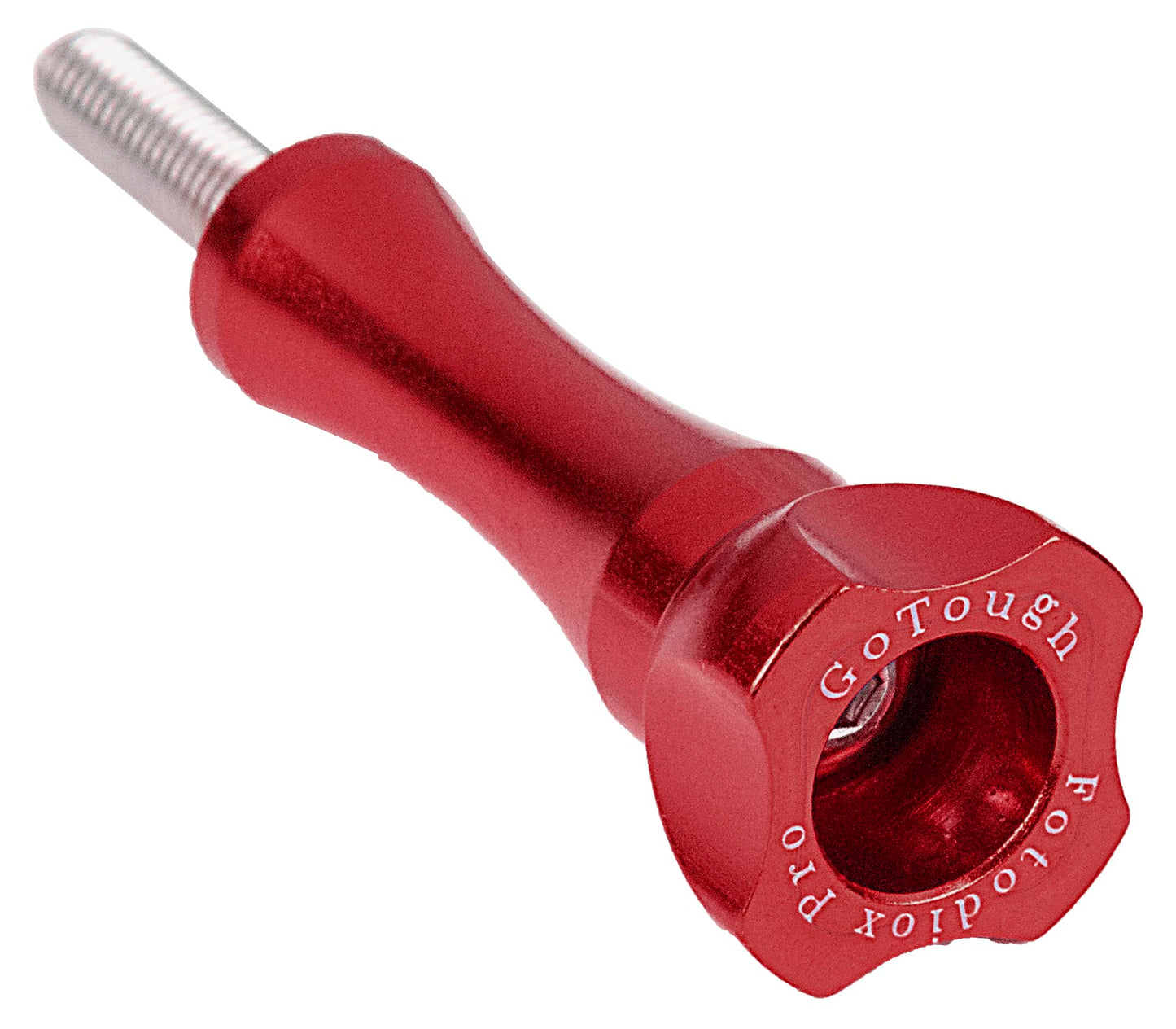 Fotodiox GoTough 45mm Red Metal Thumbscrew Compatible with GoPro HERO3, HERO3+, HERO4, HERO5, HERO6, HERO7 2-Prong Mounting System Pro