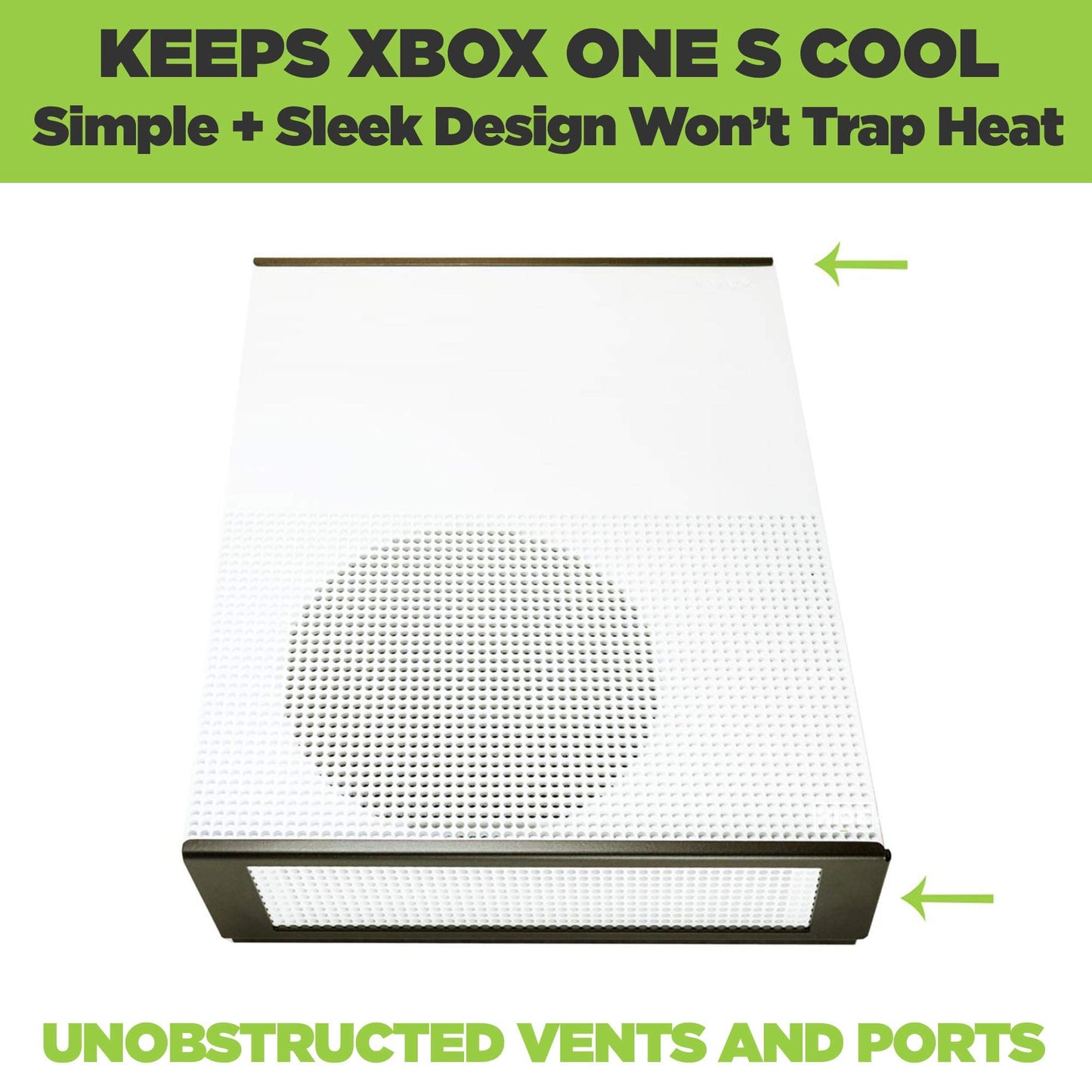 HIDEit Mounts X1S Wall Mount for Xbox One S - Patented in 2019, Made in USA - Steel Mount for Xbox One S to Safely Store Your Xbox One S on Wall Near