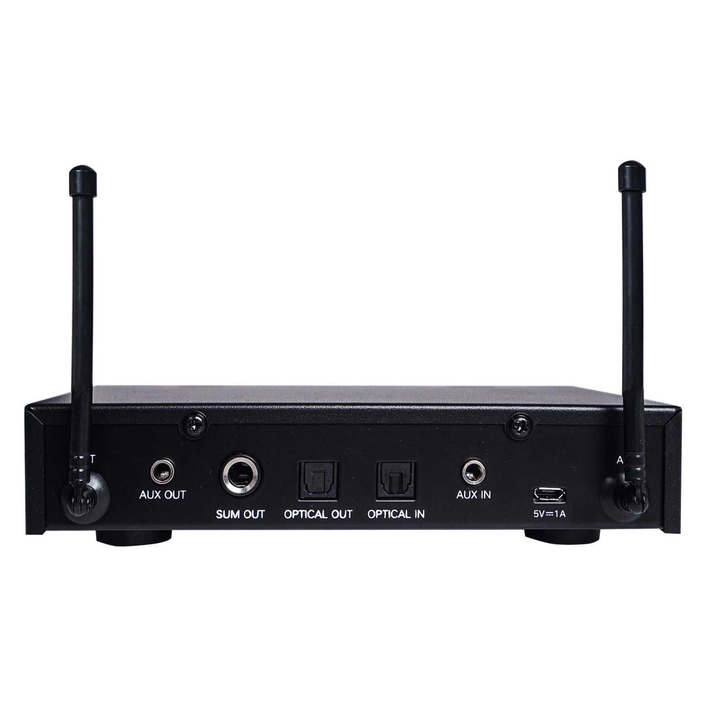 Sound Town 16 Channels Wireless Microphone Karaoke Mixer System with Optical (Toslink), AUX and 2 Handheld Microphones - Supports Smart TV, Home