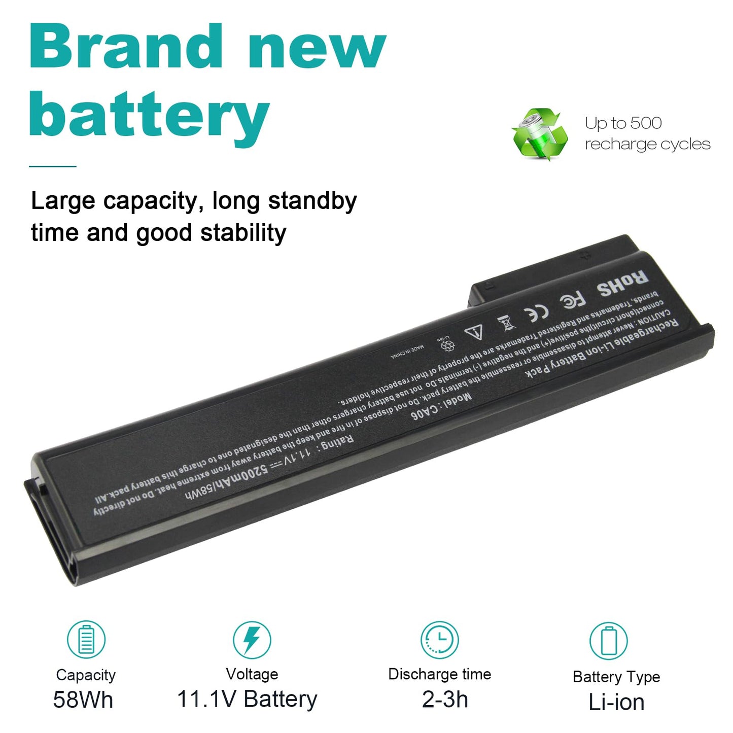 Fancy Buying New CA06 CA06XL Laptop Battery for HP ProBook 350 640 645 650 655 G0 G1 G2, fits Hp Spare 718677-141 718677-421 718678-421 718755-001