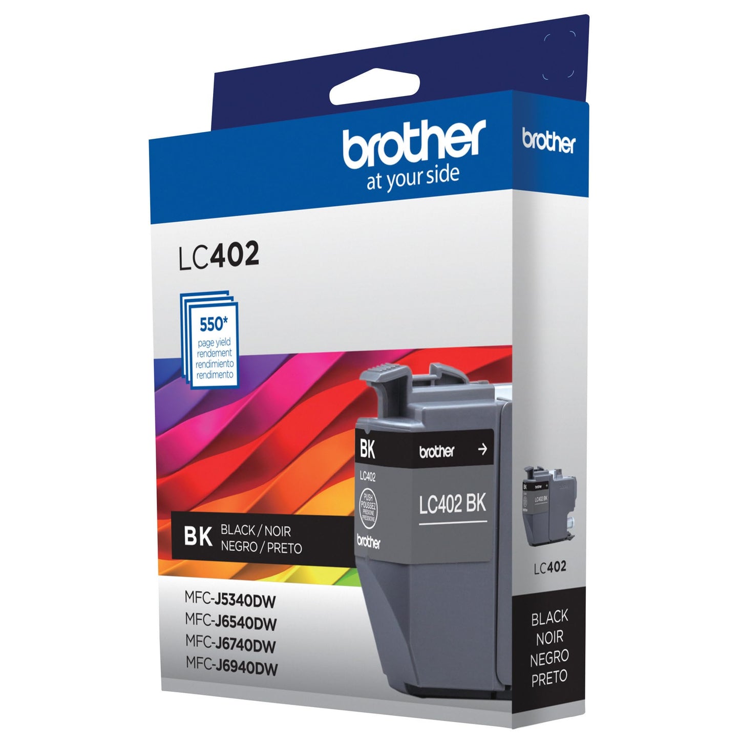 Brother Genuine LC402BK Standard Yield Black Ink Cartridge