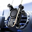 dlfcizlsl Car Phone Mount for Jeep Wrangler JL JLU & Gladiator JT (2018-2024), Dedicated Round Air Vent Cell Phone Holder, Fit for iPhone 17 16 15 14