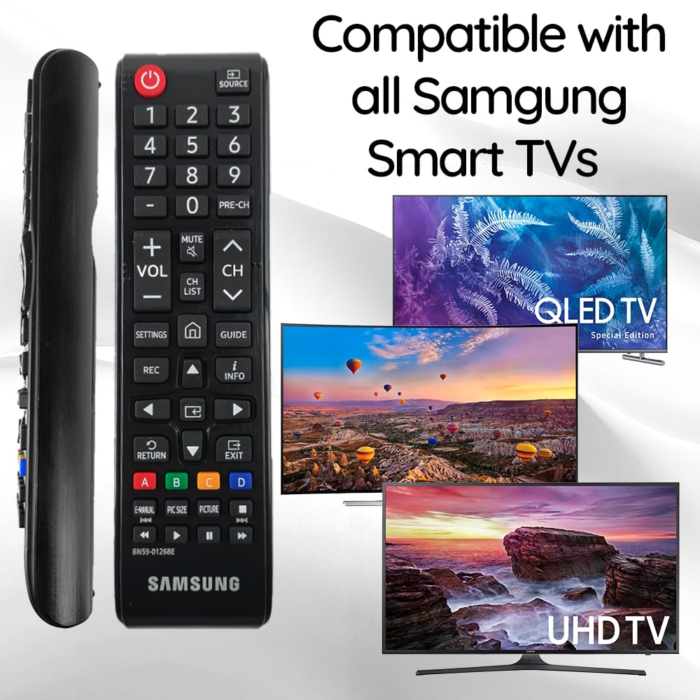 Ceybo BN59-01268E OEM Samsung Replacement Remote Control fit for All Samsung LCD LED HDTV Smart TV Models Universal Remote