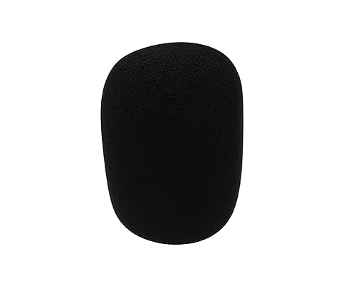 Tetra-Teknica Extra Extra Large Foam Windscreen for MXL GENESIS, Audio Technica, and Other Large Microphones, Color Black