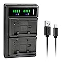 Kastar LTD2 USB Battery Charger Replacement for Canon BP-820/828, CG-800 Charger, VIXIA HF G50/G60/GX10 Camera