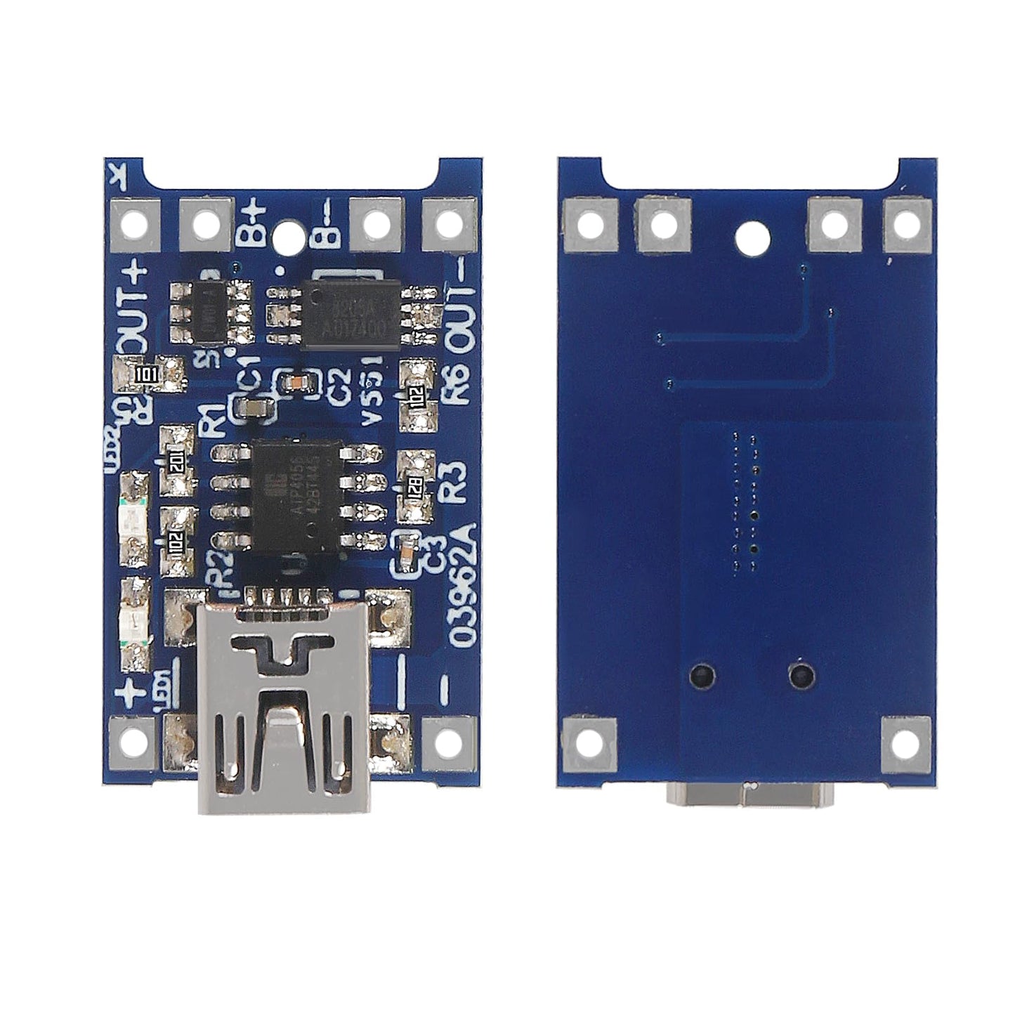 16pcs TP4056 Mini USB Charging Board 18650 Lithium Battery Charge Module with Protection 5V 1A